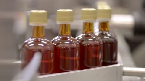 Maple Syrup Bottling Plant Stock Footage 58882868