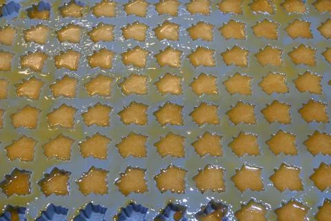 Maple Syrup Candy Forms at Bronte Creek Festival Stock Photos
