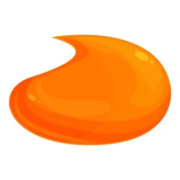 Maple syrup drop icon cartoon vector. Plant fancy drink 스톡 일러스트