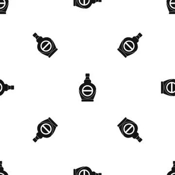 Maple syrup in glass bottle pattern seamless black Illustrazione stock