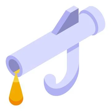 Maple syrup icon isometric vector. Tree nectar production Stock Illustration