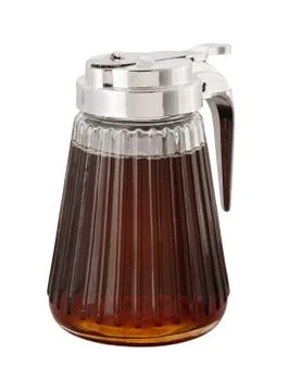 Maple syrup isolated with a clipping path Stock Photos