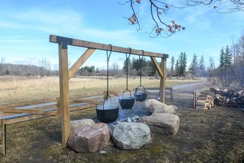 Maple syrup making happens at Bronte Creek Festival Foto stock