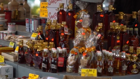 Maple syrup was first collected and used by the indigenous peoples of North Amer Stock Footage 97452236