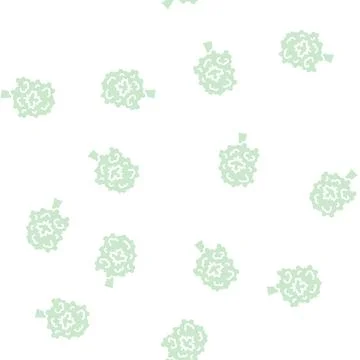 Maple tree glyph seamless pattern イラスト素材