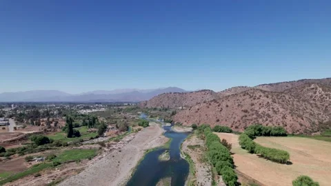 Mapocho River, El monte Stock Footage 166249588