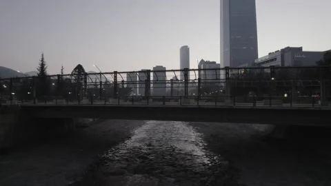 Mapocho River Stock Footage 165850296