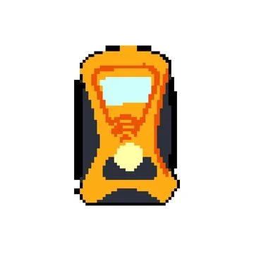 Mapping gps beacon pixel art vector illustration イラスト素材