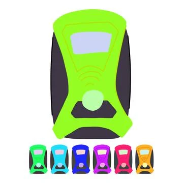 Mapping gps beacon vector cartoon graphic イラスト素材