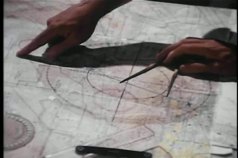 Mapping out military strategy Stock Footage 11366001