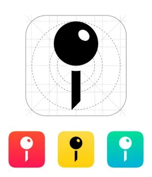 Mapping pin icon Stock Illustration