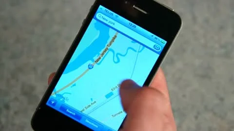 Maps Directions Smartphone iphone Видео 10880497