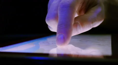 Maps at finger tips on a tablet device in 4K UHD video. Stock Footage 47914920