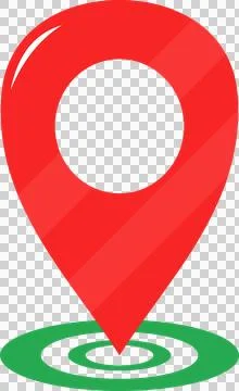 Maps icon, navigation, pointer Illustrazione stock