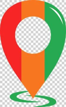 Maps icon, pointer Stock Illustration