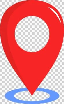 Maps icon, pointer, location Stock Illustration