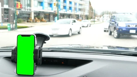 Maps Phone Navigation Car Mobile Smartphone Location Directions Live Action Video stock 95799973