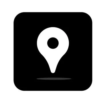 Maps pin. Location map icon. Location pin. Pin icon vector. - Vector Stock Illustration