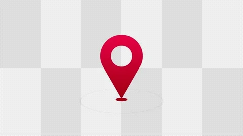 Maps pin point animation Stock Footage 295094748
