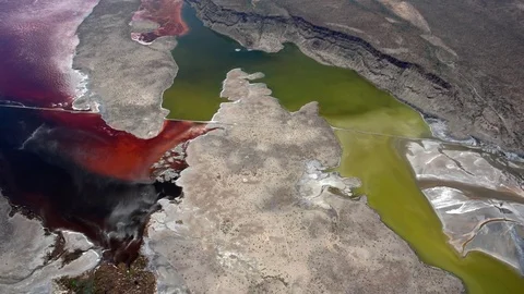 Maqadi lake Stock Footage 81365358