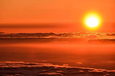 Mar de Nubes Stock Photos