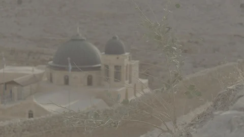 Mar Saba Monastery Stock Footage 101643442