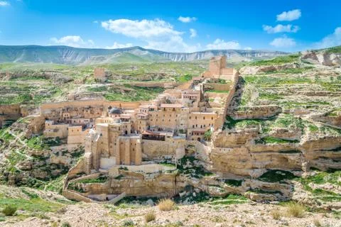 Mar Saba monastery Stock Photos