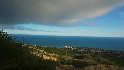 Mar y nubes timelaps Stock Footage 291336896