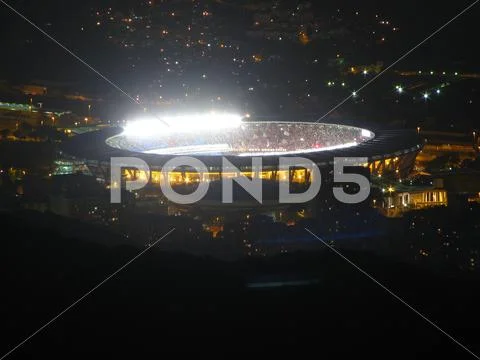Maracana Stadium aerial Rio de Janeiro Brazil Stock Photos
