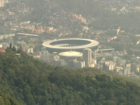 Maracana Stadium - Rio De Janeiro, Brazil Stock Footage