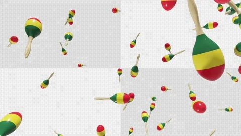 Maracas Fall Video stock 247515134