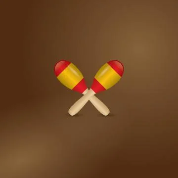 Maracas Stock Illustration