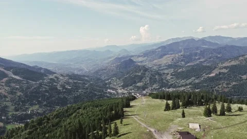 Maramures Borsa Mountain Views  스톡 동영상 235854054