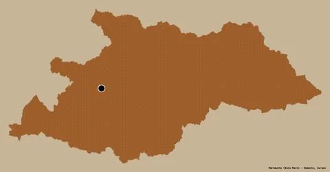 Maramures, county of Romania, on solid. Pattern Stock Illustration