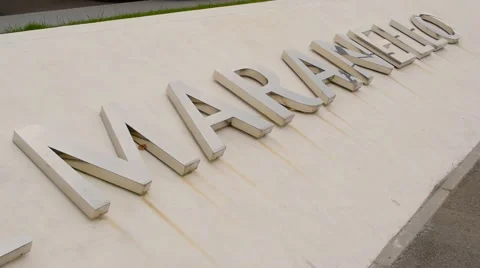 Maranello sign Stock-Footage 61850095