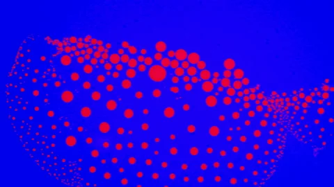 Marangoni effect, crazy phenomenon. Abstract background. 4K video of research Stock Footage 144256021