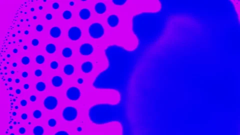 Marangoni effect, crazy phenomenon. Abstract background. 4K video of research Stock Footage 144256911