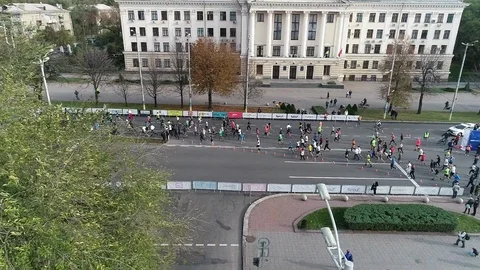 Marathon 4 Stock Footage 101055364