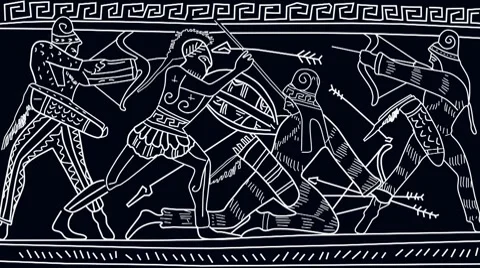 Marathon - Battle (HD) Stock Footage 7736380