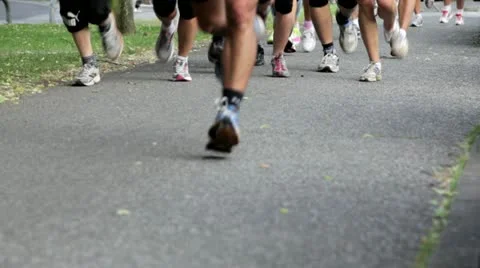 Marathon Competition 1080p Stock Footage 11136698