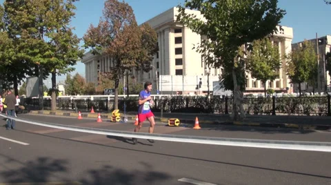 Marathon Competition Stock Footage 31027551