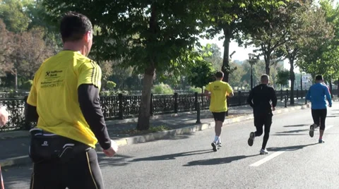 Marathon Competition 스톡 동영상 31027931