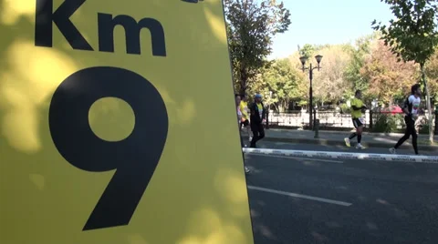 Marathon Competition Stock Footage 31028594