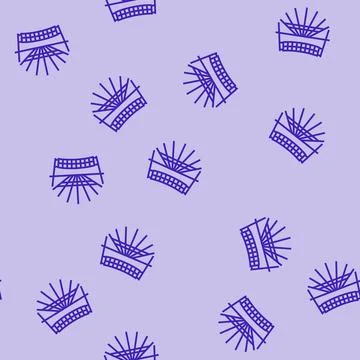 Marathon finish line progress line seamless pattern Illustrazione stock