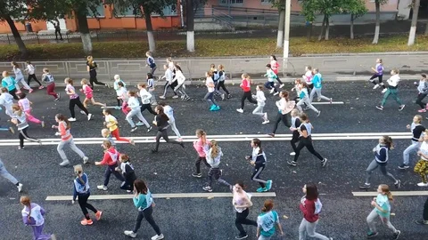 Marathon Stock Footage 87656367