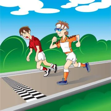 Marathon Stock Illustration