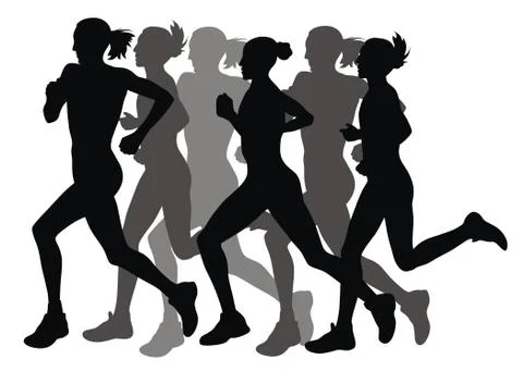 Marathon Stock Illustration