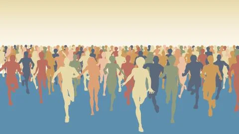 Marathon Stock-Illustration