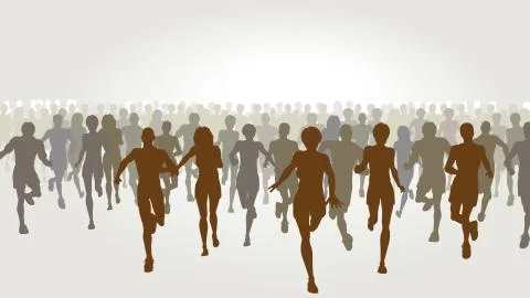 Marathon Illustrazione stock