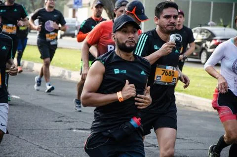Marathon Lima 42k Stock Photos
